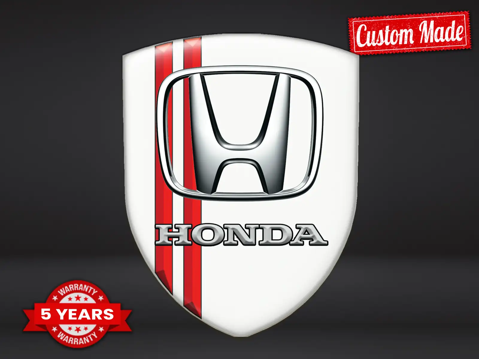 Honda Fensteraufkleber Racing Hochwertig Robust